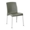 Picture of Bolero Elements Polypropylene Plain Side Chairs Olive Green (4 Pack)