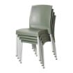 Picture of Bolero Elements Polypropylene Plain Side Chairs Olive Green (4 Pack)