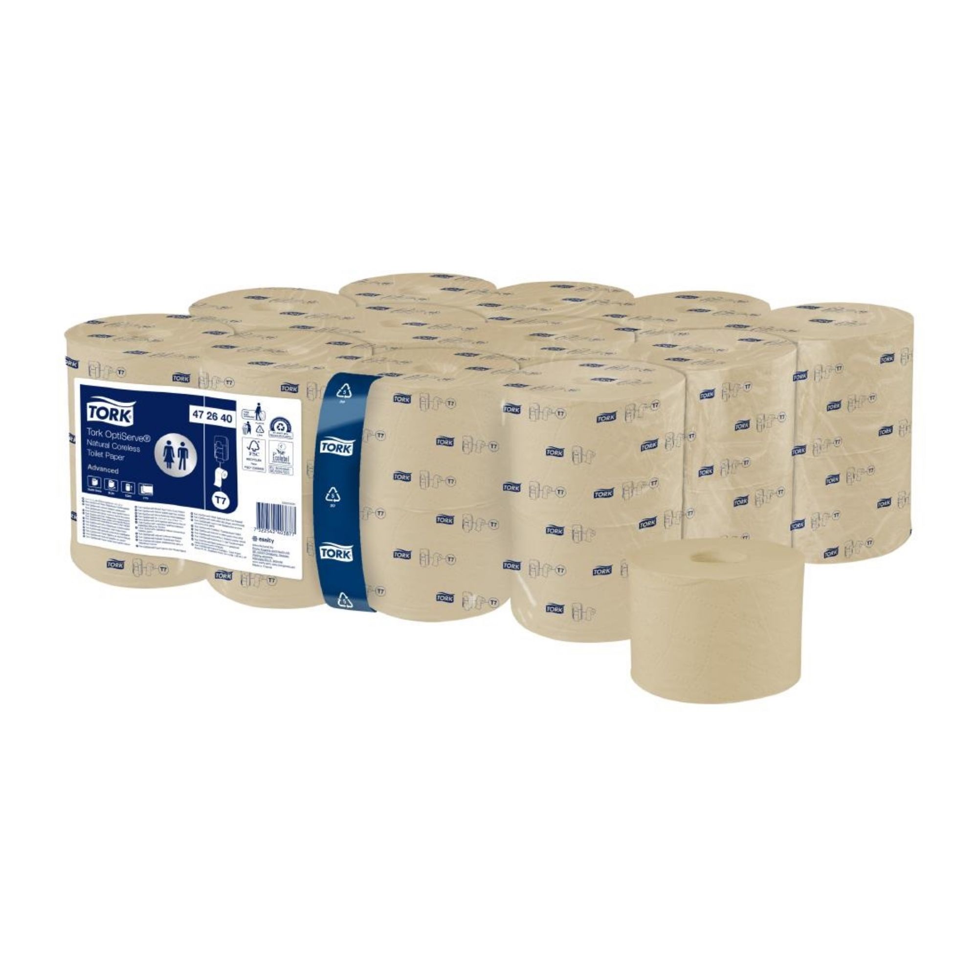 Picture of Tork OptiServe Coreless Toilet Paper 2ply Natural T7 (24 Pack)