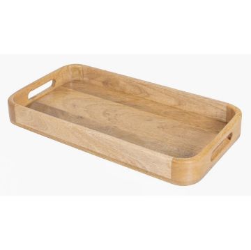 Picture of Olympia Mango Wood Rectangular Deep Sided Tray 430x230mm