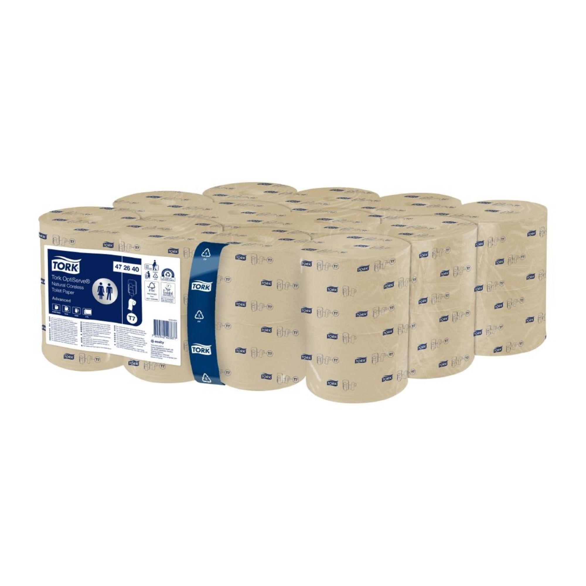 Picture of Tork OptiServe Coreless Toilet Paper 2ply Natural T7 (24 Pack)