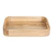 Picture of Olympia Mango Wood Rectangular Deep Sided Tray 300x190mm