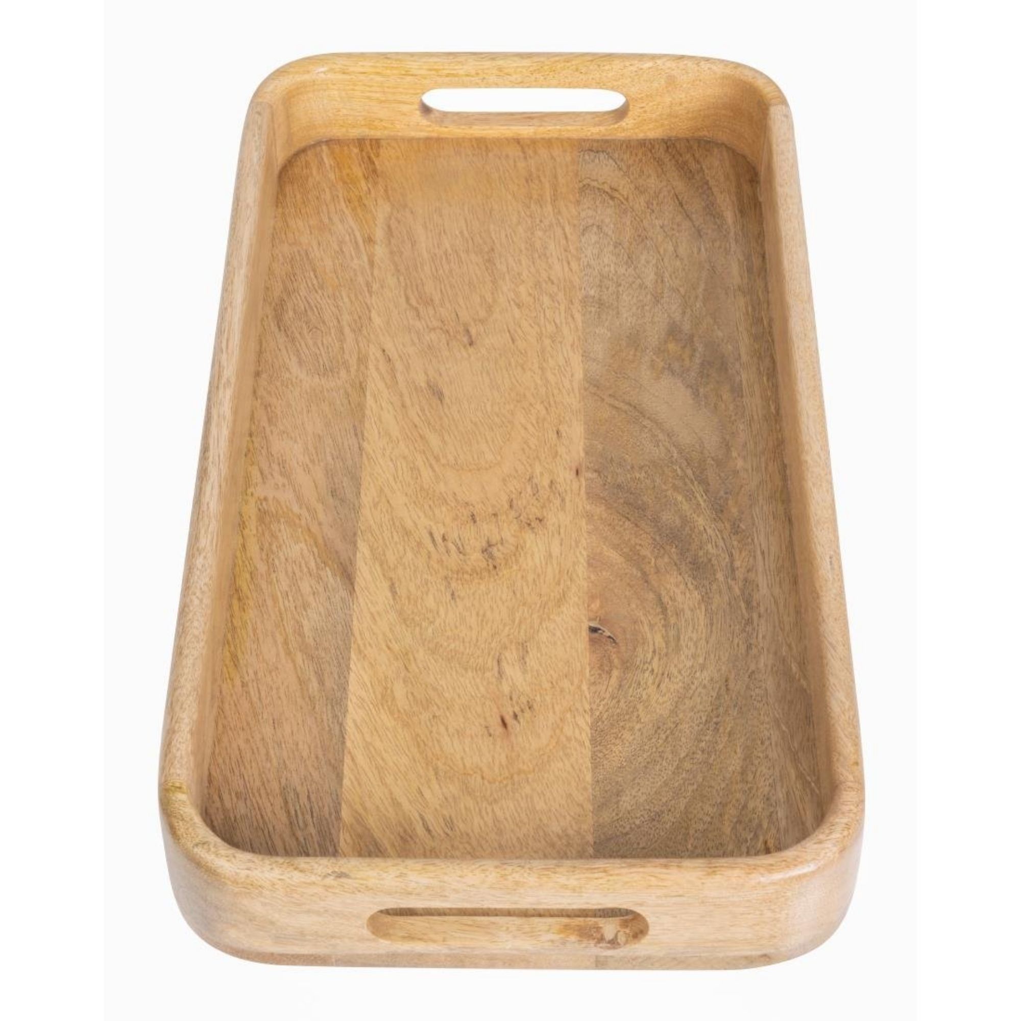 Picture of Olympia Mango Wood Rectangular Deep Sided Tray 430x230mm