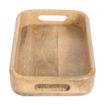 Picture of Olympia Mango Wood Rectangular Deep Sided Tray 300x190mm
