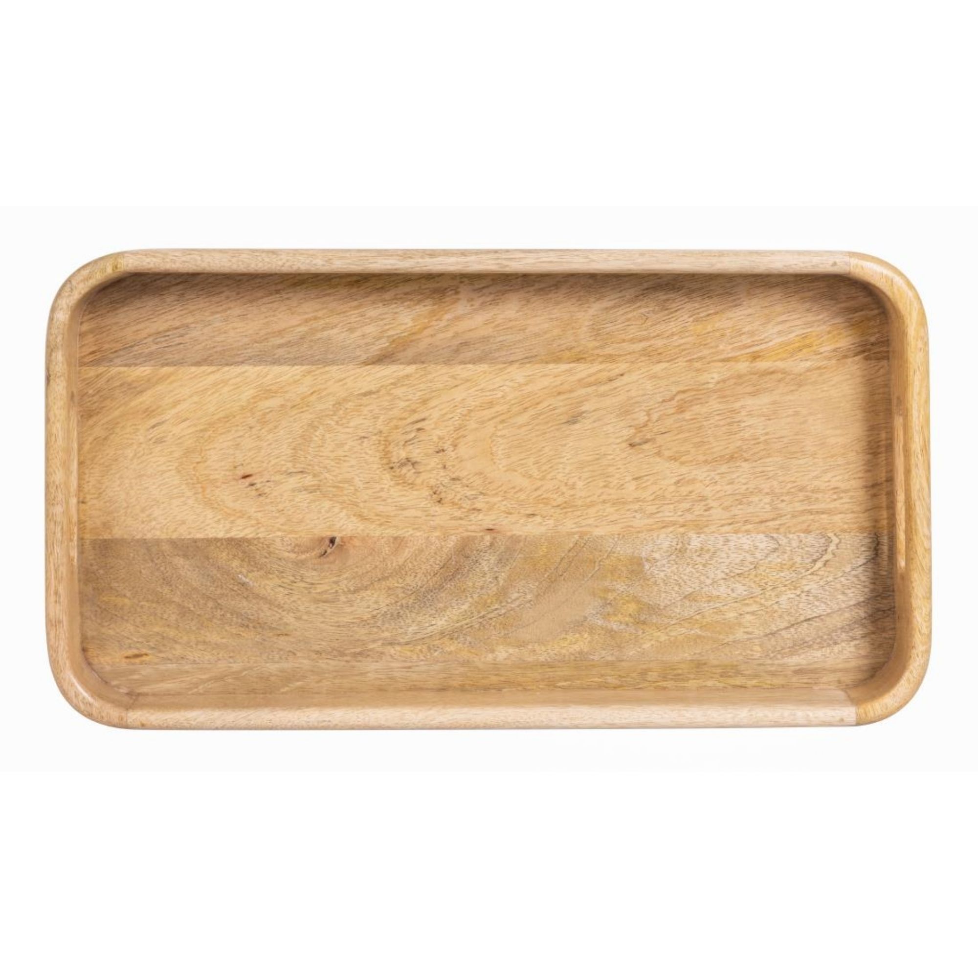 Picture of Olympia Mango Wood Rectangular Deep Sided Tray 430x230mm