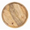 Picture of Olympia Mango Wood Round Deep Sided Tray 400mm