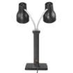 Picture of Buffalo Double Heat Lamp Carving Station Matt Black 2x250W