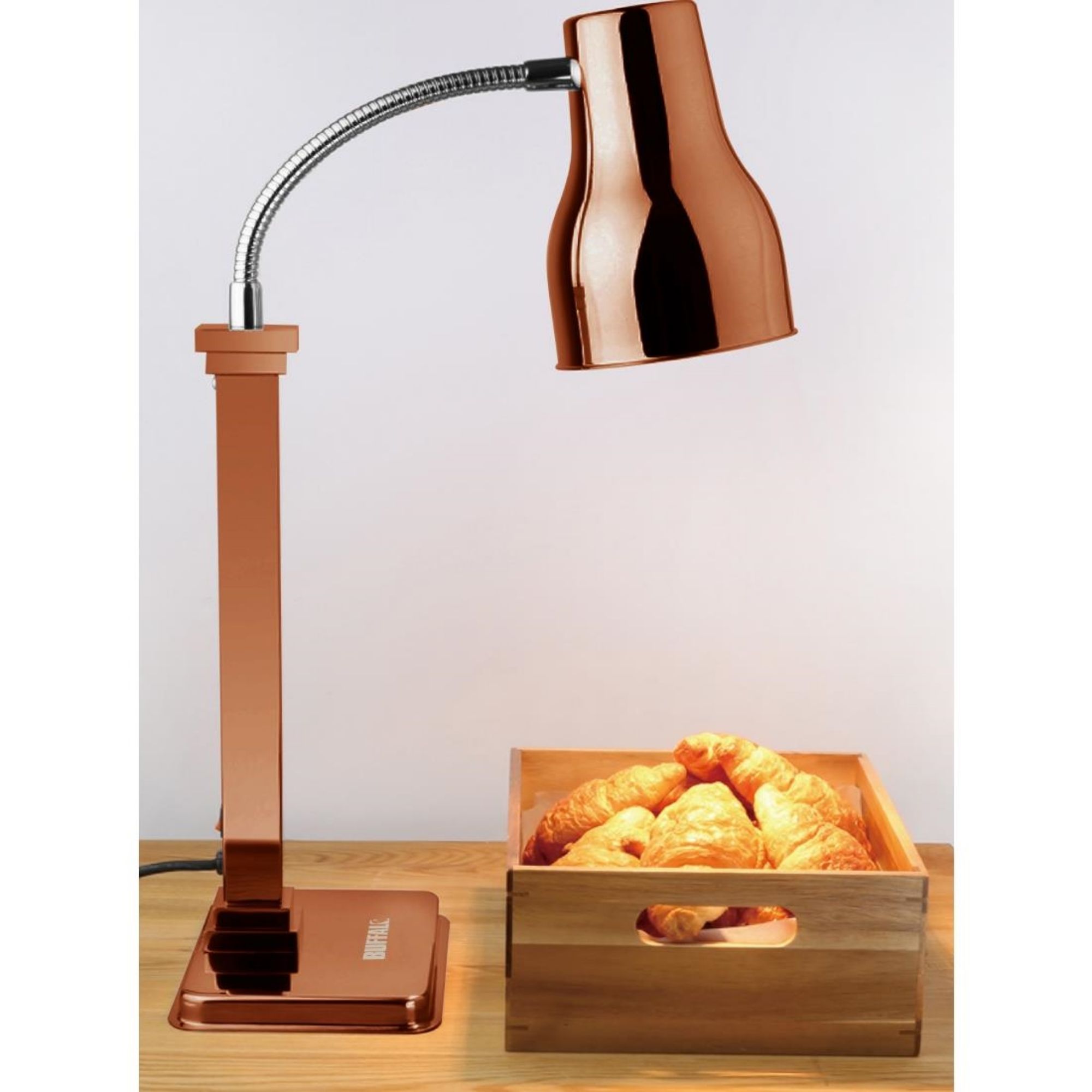 Picture of Buffalo Heat Lamp Carving Station Copper 250W