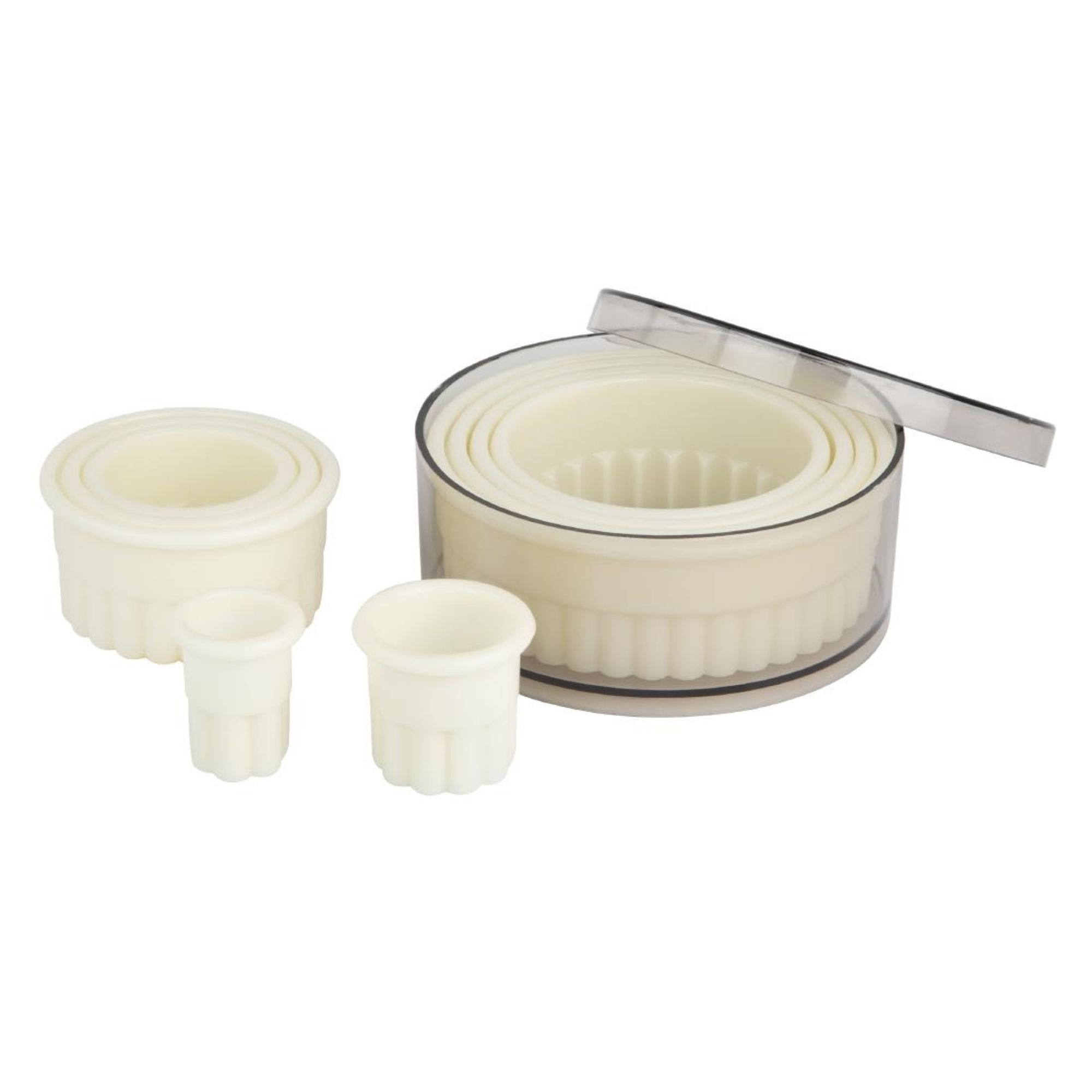 Picture of Vogue Serrated Round Pastry Cutters Nylon (Pack 9)