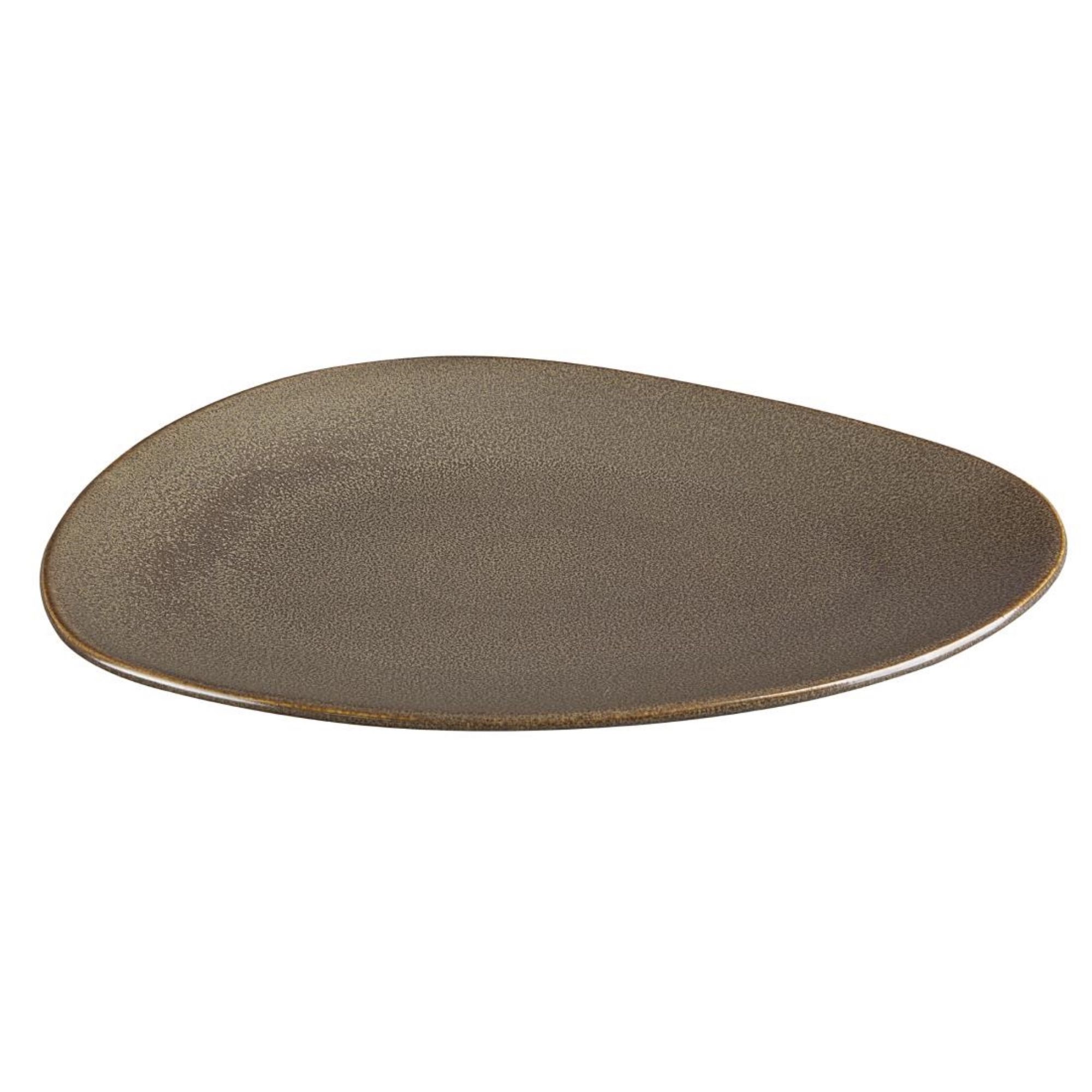 Picture of Olympia Ember Mahogany Triangle Plates 308x255mm (4 Pack)