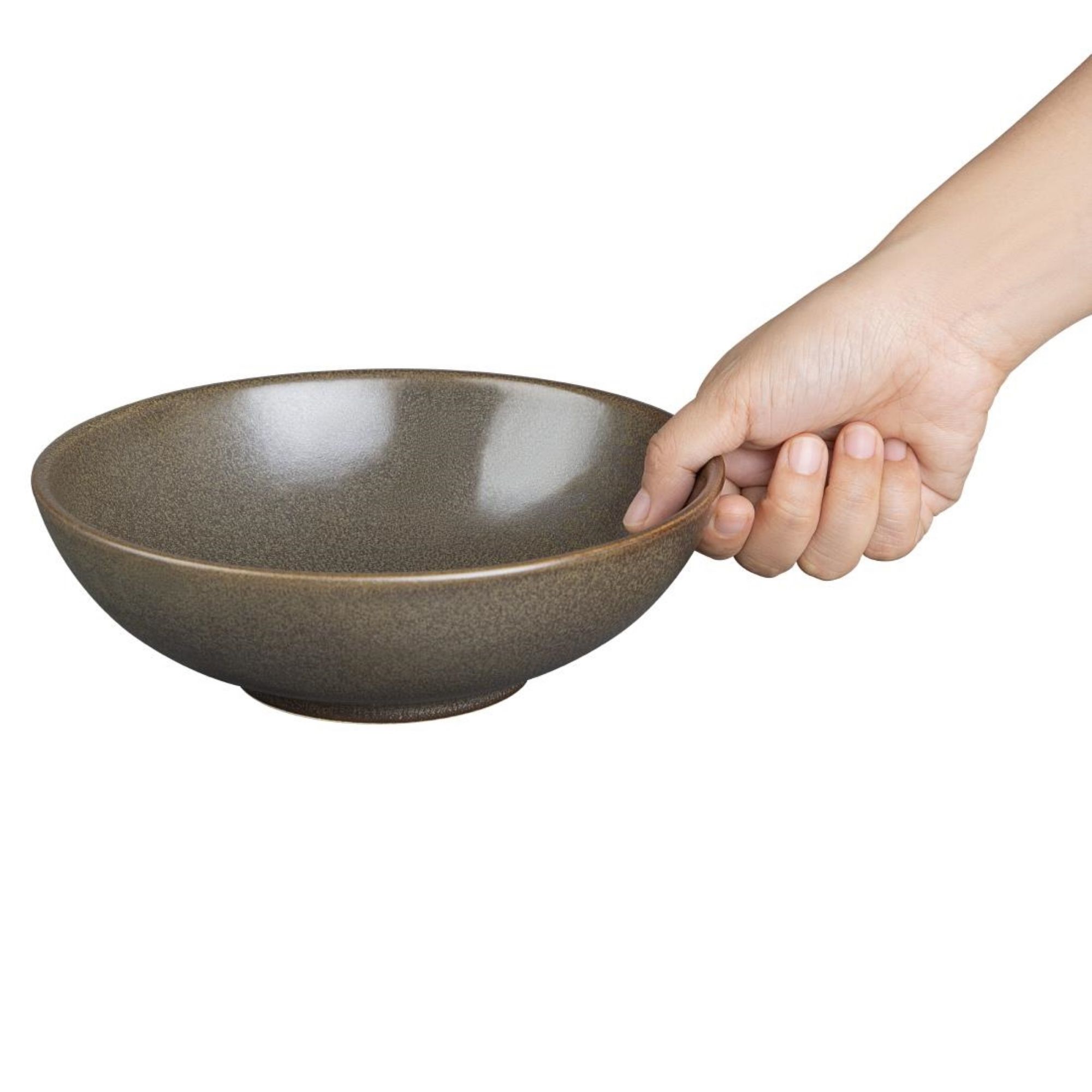 Picture of Olympia Ember Mahogany Coupe Bowls 200mm (4 Pack)