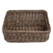 Picture of Olympia Polywicker Rectangular Display Basket Dark Brown 360x300mm
