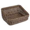 Picture of Olympia Polywicker Rectangular Display Basket Dark Brown 360x300mm