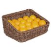 Picture of Olympia Polywicker Rectangular Display Basket Dark Brown 360x300mm
