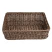 Picture of Olympia Polywicker Rectangular Display Basket Dark Brown 525x385mm