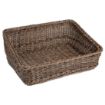Picture of Olympia Polywicker Rectangular Display Basket Dark Brown 525x385mm