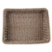 Picture of Olympia Polywicker Rectangular Display Basket Dark Brown 525x385mm