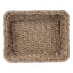 Picture of Olympia Polywicker Rectangular Basket Dark Brown 300x230mm