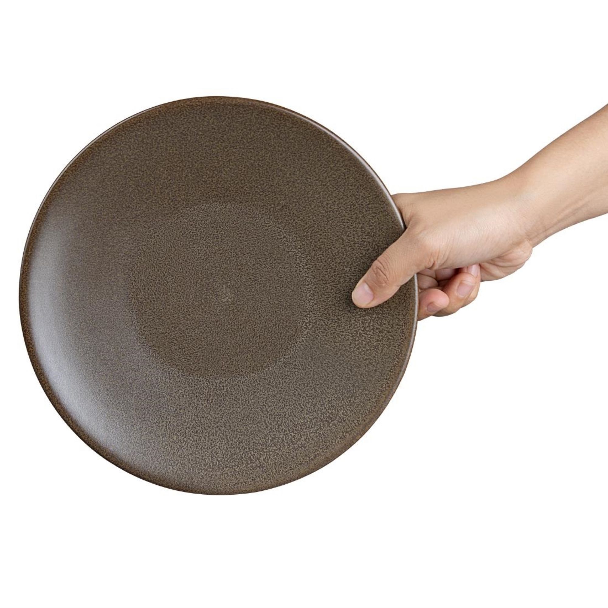 Picture of Olympia Ember Mahogany Coupe Plates 230mm (6 Pack)