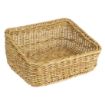 Picture of Olympia Polywicker Rectangular Display Basket Light Brown 360x300mm