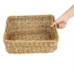 Picture of Olympia Polywicker Rectangular Display Basket Light Brown 360x300mm