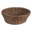 Picture of Olympia Polywicker Round Basket Dark Brown 220mm