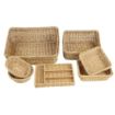 Picture of Olympia Polywicker Rectangular Basket Light Brown 300x230mm