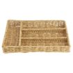 Picture of Olympia Polywicker Cutlery Organiser Light Brown 340x250mm