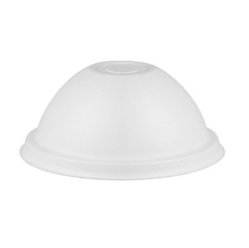 Picture of Vegware Nourish Moulded Fibre Cold Cup Dome Lids with Hole 89-Series (1000 Pack)