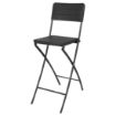 Picture of Bolero Folding Bar Chairs Black Wood-Effect (2 Pack)