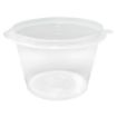 Picture of Fiesta Recyclable Portion Pots with Lids 100ml (50 Pack)