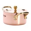 Picture of De Buyer Inocuivre Mini Saucepan with Brass Handles 10cm