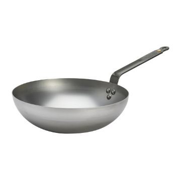 Picture of De Buyer Mineral B Rounded Wok 28cm