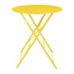 Picture of Bolero Perth Mellow Yellow Pavement Style Round Table 600mm