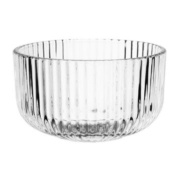 Picture of Olympia Round Ridged Glass Snack Bowls (6 Pack)