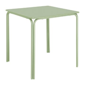 Picture of Bolero Adeline Steel Square Table 700mm Light Green