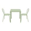 Picture of Bolero Adeline Steel Square Table 700mm Light Green
