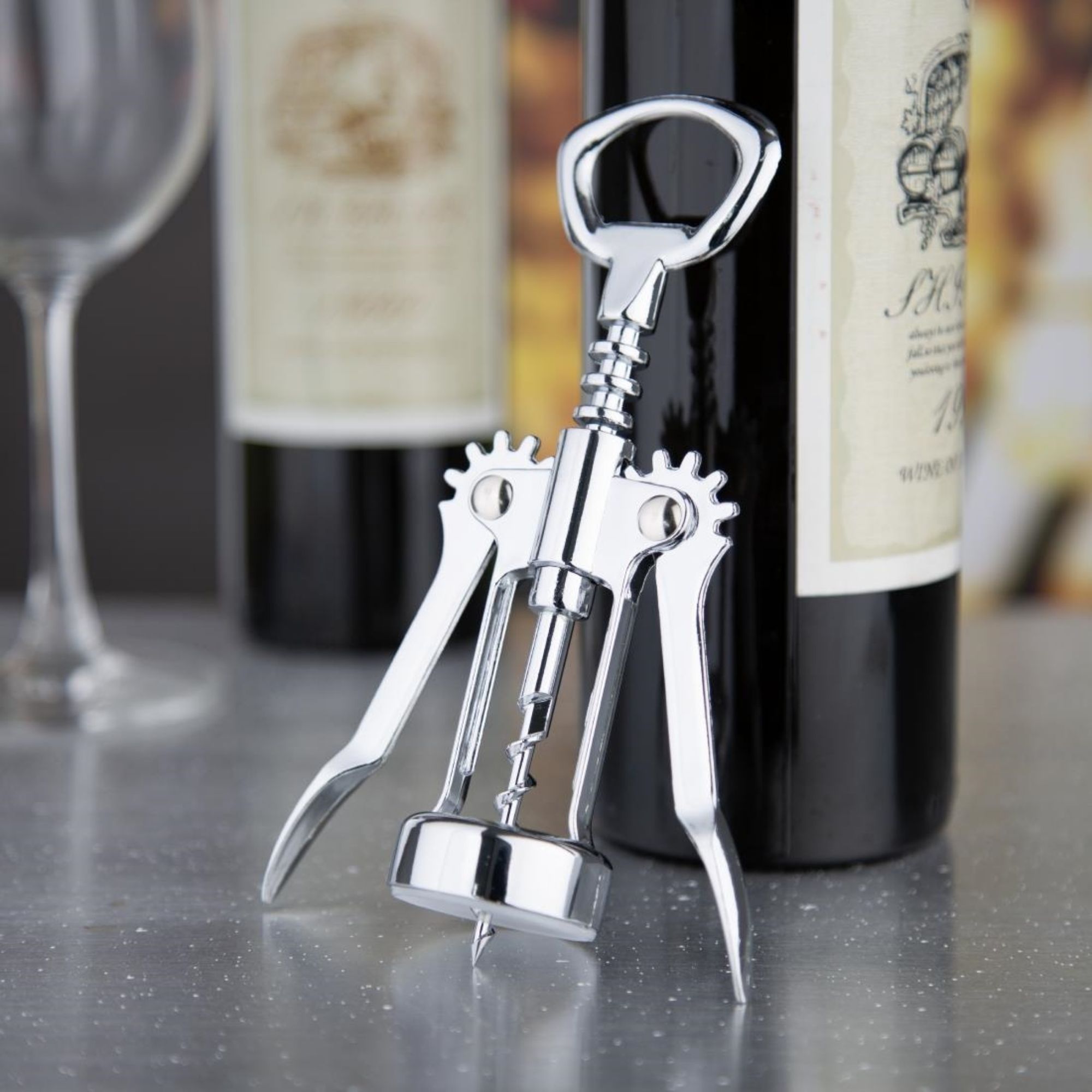 Picture of Olympia Lever Bottle Opener and Corkscrew