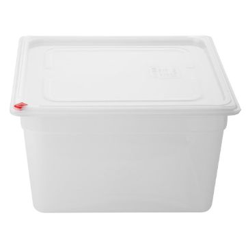 Picture of Hygiplas Click PP GN Container 2/3 with Lid & 7 Colour Clips 200mm 16.1Ltr (Set 4)