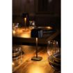 Picture of Olympia Lucca Table Lamp Squared Dome Black 200mm