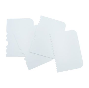 Picture of PME Side Scrapers Patterned Edge Plastic (4 Pack)