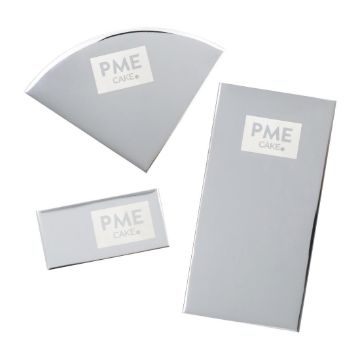 Picture of PME Mini Flexible Icing Side Scrapers (3 Pack)
