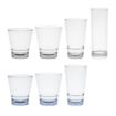 Picture of Olympia Kristallon Polycarbonate Stacking Tumblers - Blue 350ml (6 Pack)