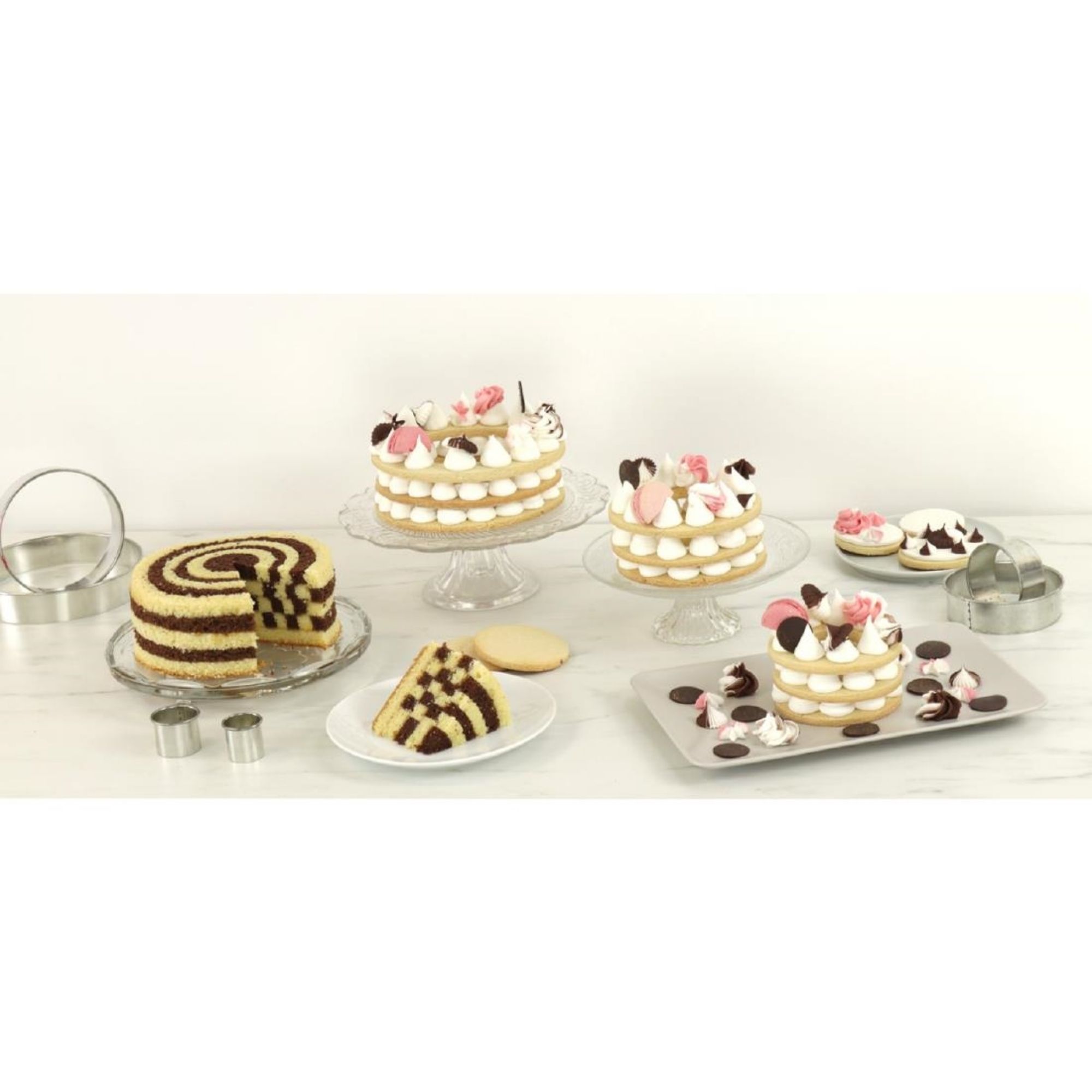 Picture of PME Round Stainless Steel Cutters (19 Pack)