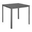 Picture of Bolero Valletta Grey Slatted Outdoor Table 780mm