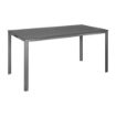 Picture of Bolero Valletta Grey Slatted Outdoor Table 1560mm