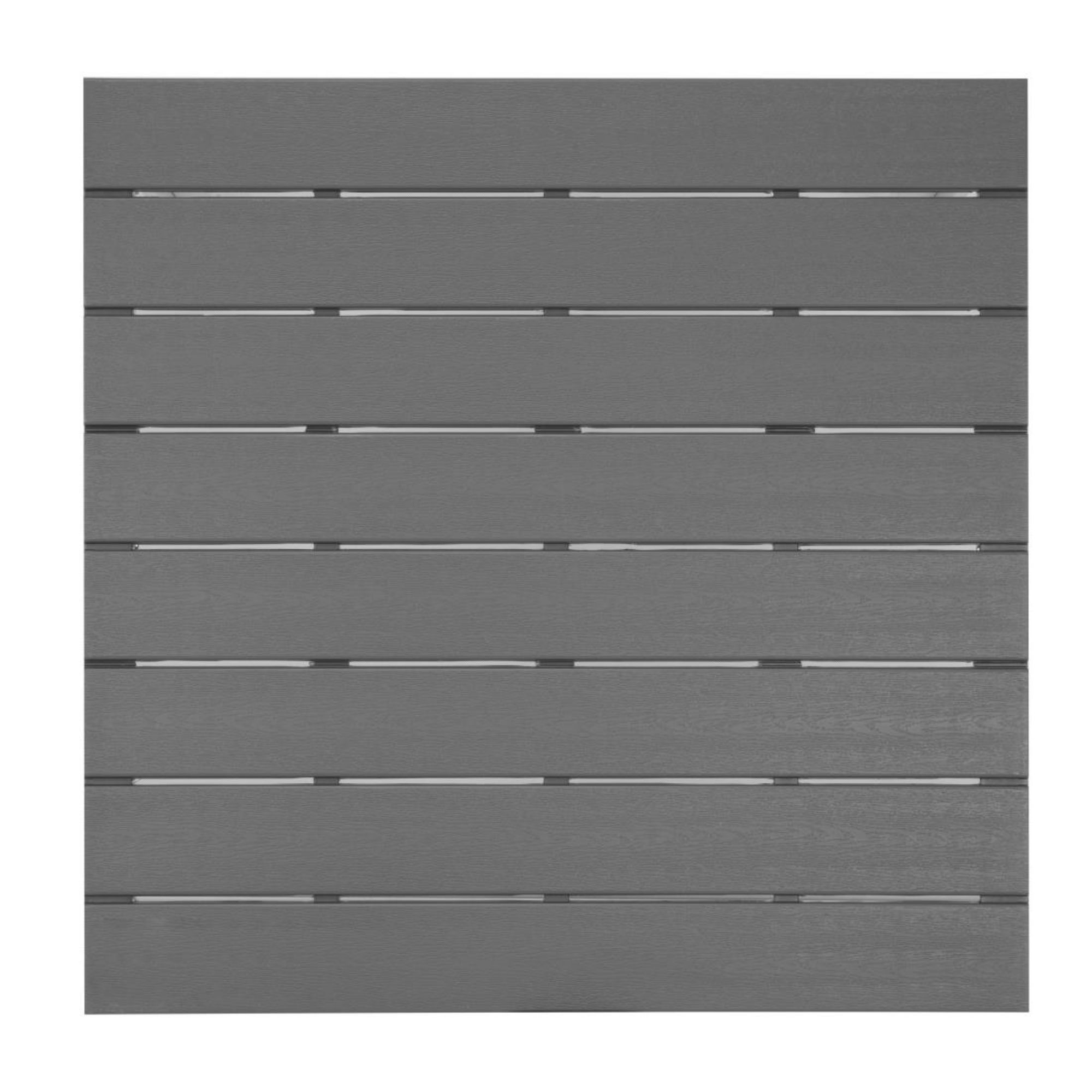 Picture of Bolero Valletta Grey Slatted Outdoor Table 780mm