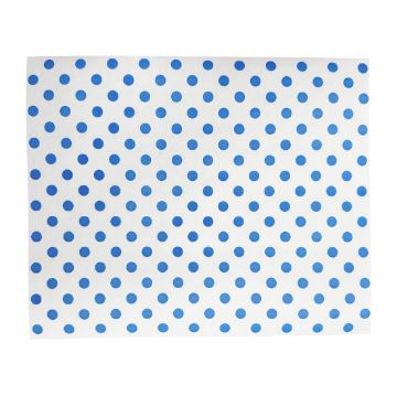 Picture of Fiesta Compostable Burger Wraps Blue Dot 250x200mm (200 Pack)