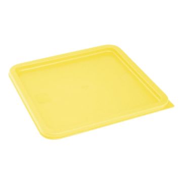 Picture of Hygiplas Square Food Storage Container Lid Yellow Large