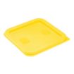 Picture of Hygiplas Square Food Storage Container Lid Yellow Small